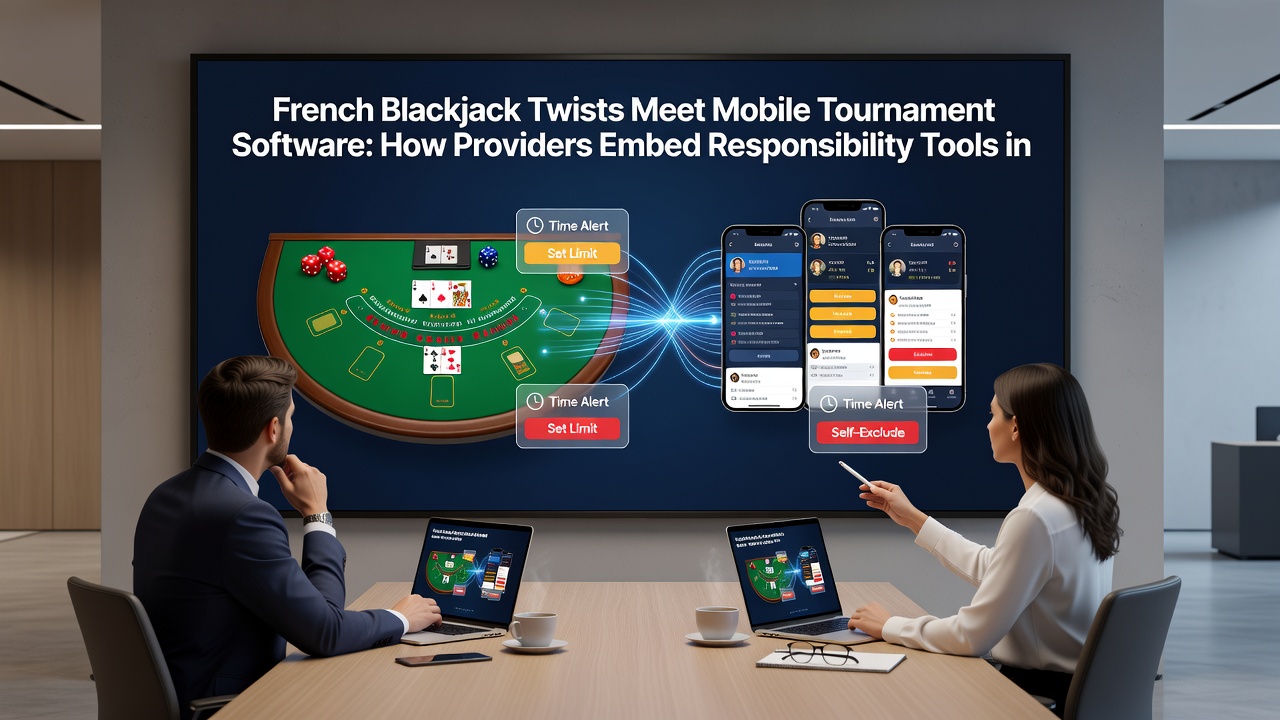 Dashboard view of responsibility tool settings configured for mobile Blackjack tournaments